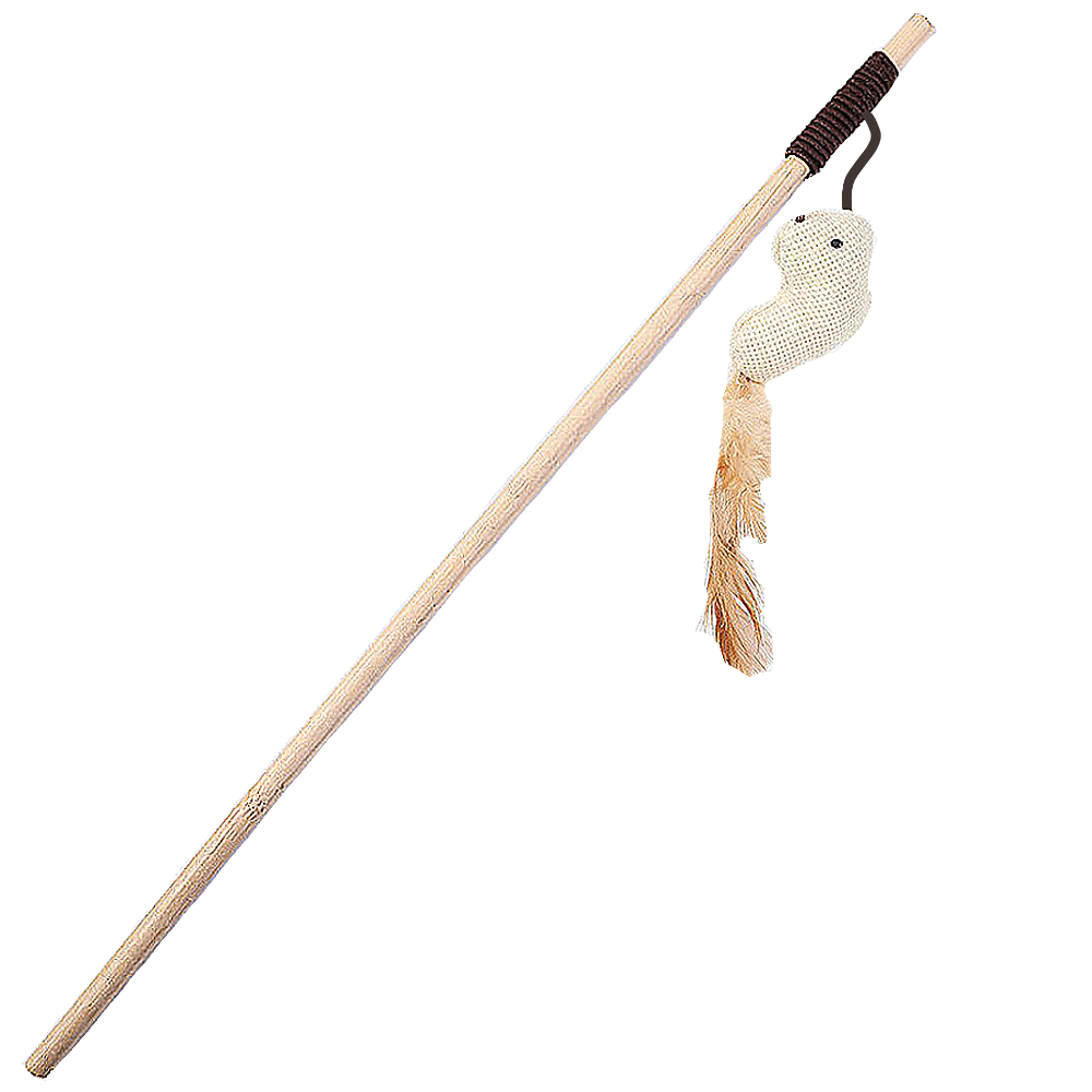 【安全耐咬/高纖維粗麻】🐈原木鈴鐺逗貓棒 逗貓玩具 鈴鐺逗貓棒 逗貓玩具 逗貓神器 釣竿逗貓 寵物玩具 貓咪玩具-規格圖9