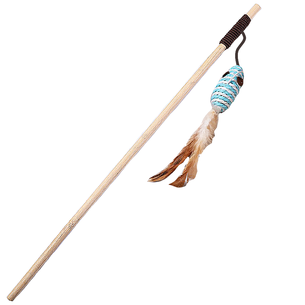 【安全耐咬/高纖維粗麻】🐈原木鈴鐺逗貓棒 逗貓玩具 鈴鐺逗貓棒 逗貓玩具 逗貓神器 釣竿逗貓 寵物玩具 貓咪玩具-規格圖9