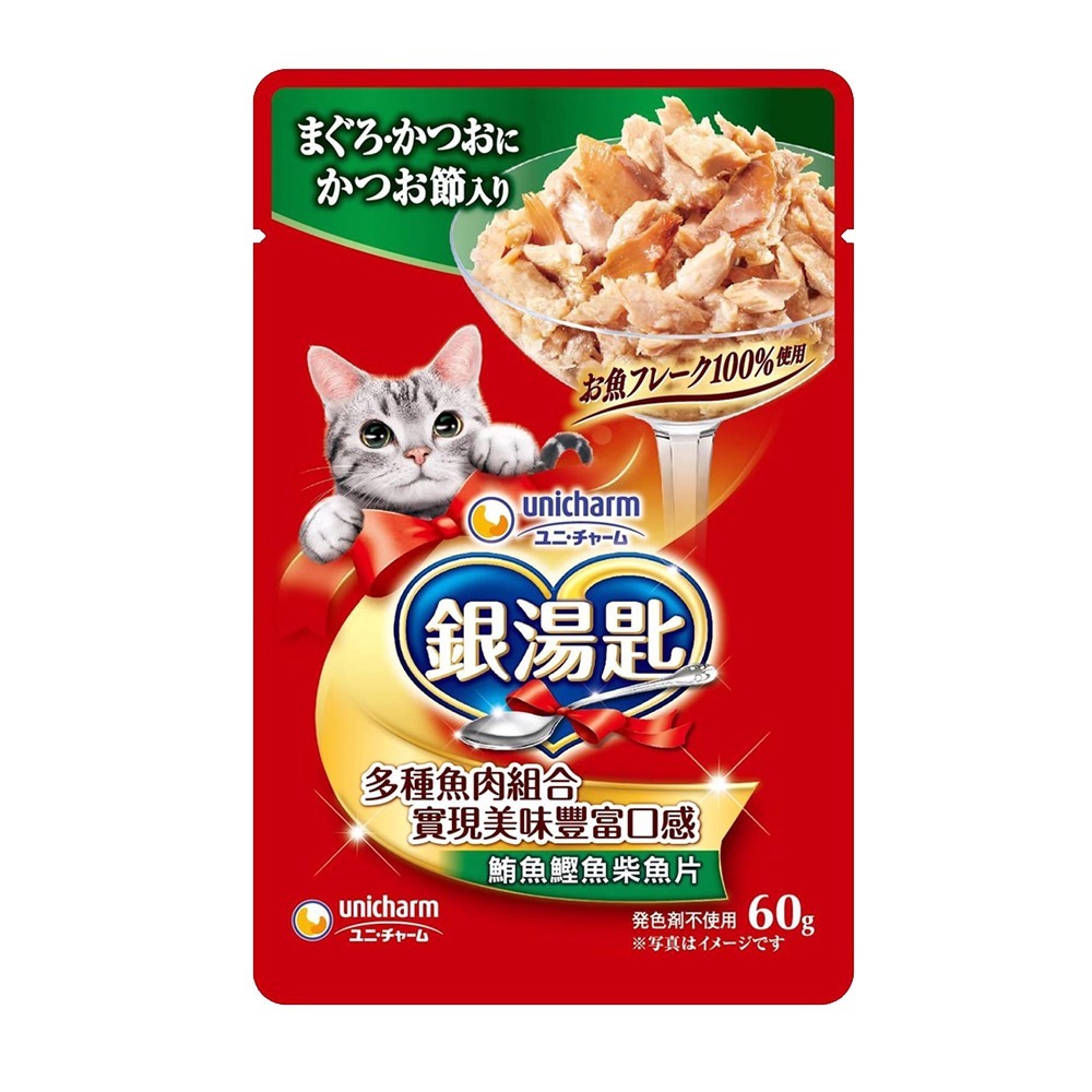 【多汁多肉 品質認證】🐱銀湯匙餐包 三星餐包 貓點心 寵物點心 貓咪零食 寵物食品 貓咪主食 日本Unicharm-規格圖9