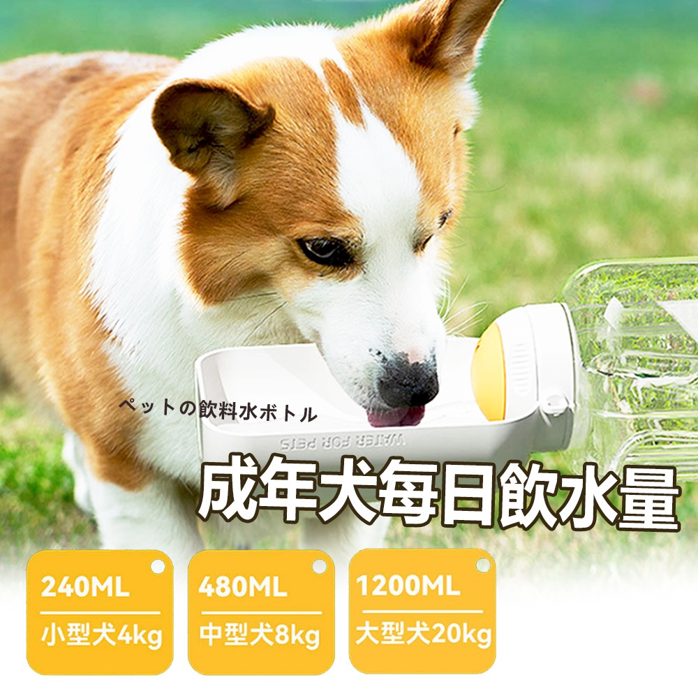 【超大容量/方便攜帶】🐶狗狗水壺 寵物隨行杯 寵物外出水壺 寵物水瓶 寵物水杯 寵物飲水瓶 外出飲水器 寵物水壺-細節圖4