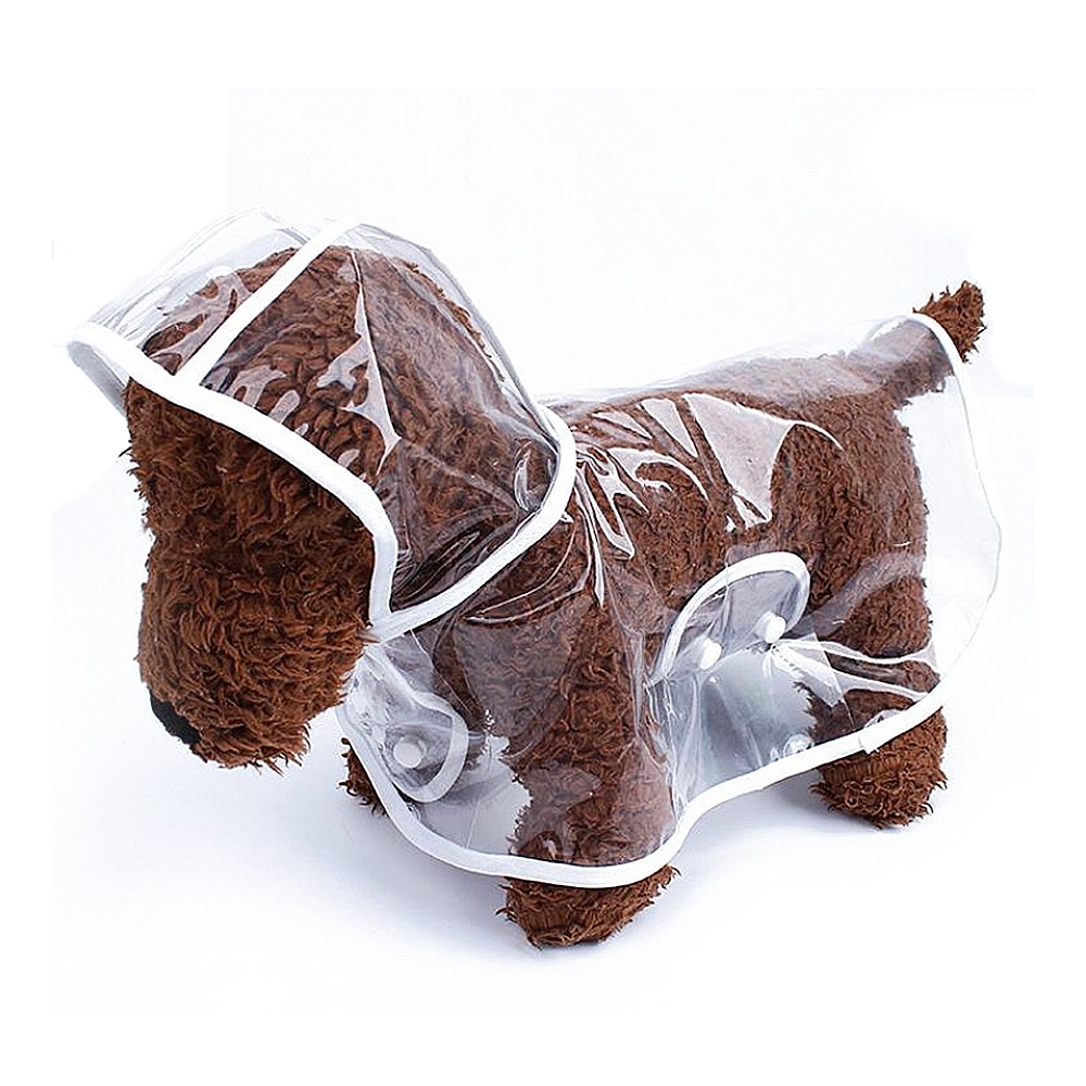 【不擋視線/快速穿戴】🐶寵物透明雨衣 寵物雨衣 狗狗雨衣 狗狗斗篷雨衣 狗狗連帽雨衣 小型犬雨衣 中型犬雨衣-細節圖2