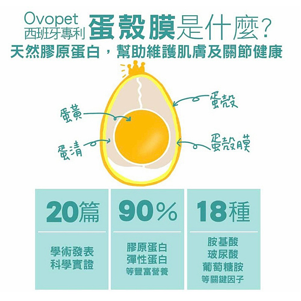 【呵護愛寵/台灣製造】🐱🐶犬貓保健 蛋殼膜添加魚油雙效卵磷脂 保健腸益菌 整腸酵素 關節保健 in-Plus-細節圖2