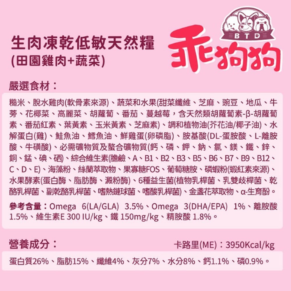 【新鮮鮪魚/台灣製造】🐱乖狗狗低敏乾糧 寵物乾糧 狗主食 寵物凍乾 狗凍乾 寵物飼料 狗飼料 狗糧 狗乾糧 狗食-細節圖5