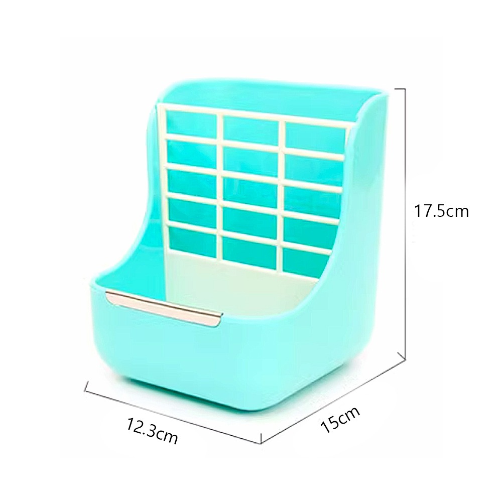 【掛籠設計/二合一功能】🐰兔子牧草架 草架 牧草架 牧草盒 兔飼料架 食物盆 兔子碗 兔子天竺鼠 兔子草架-規格圖9