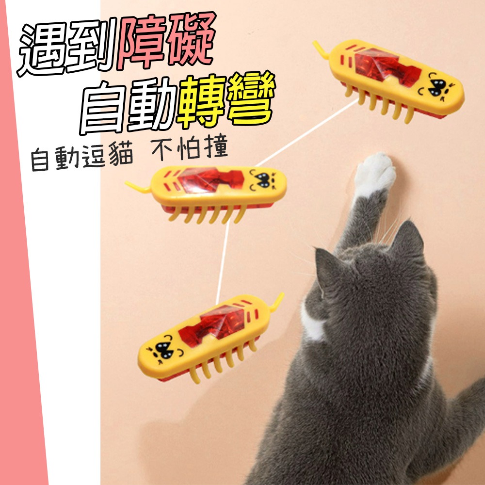 【自動玩耍/多種樣式】🐱電動蟲蟲 牙刷蟲 震動蟲 奈米蟲 玩具蟲 跳跳蟲 電動昆蟲 貓玩具 貓咪玩具 逗貓玩具-細節圖5