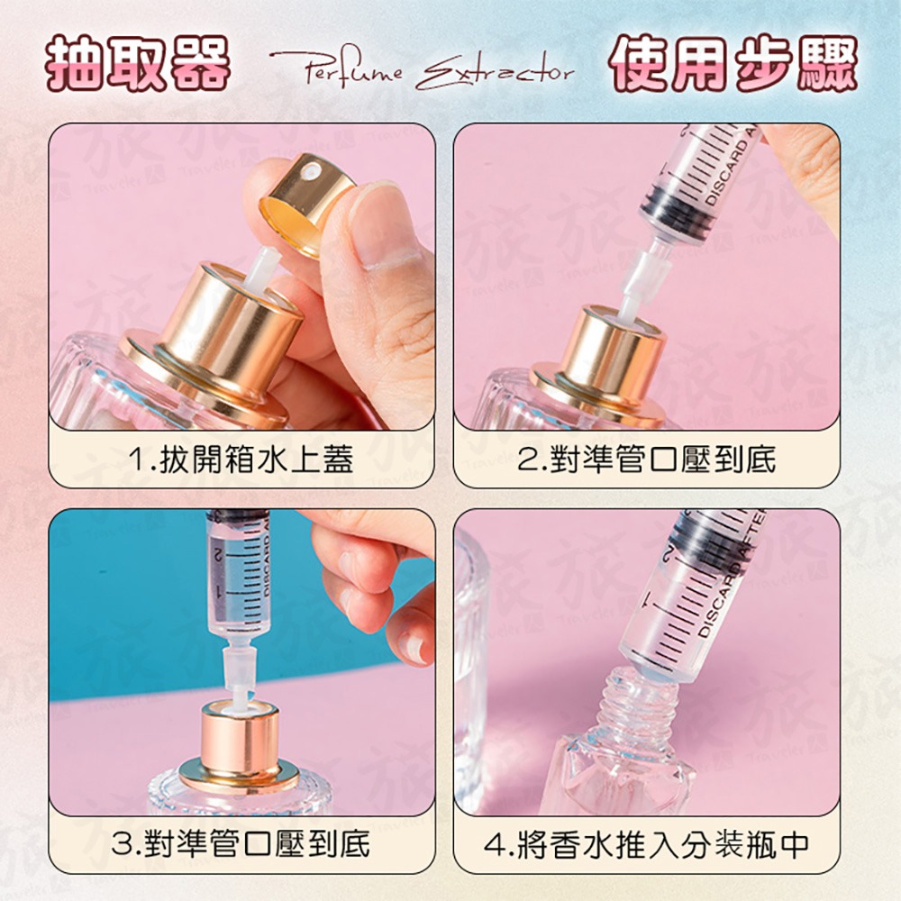【台灣現貨🇹🇼快速出貨】香水分裝工具 香水分裝神器 迷你漏斗 滴管 按壓噴頭 抽取器 抽取針筒 抽取吸管 香水分裝-細節圖5