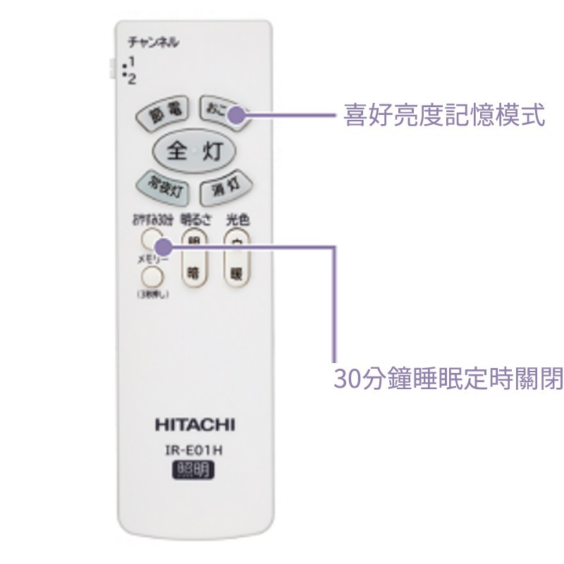 日本原裝 空運 日立 HITACHI 調光 調色 AMAZON限定基本款 LEC-AH08RAZ 4坪 LED 吸頂燈-細節圖7