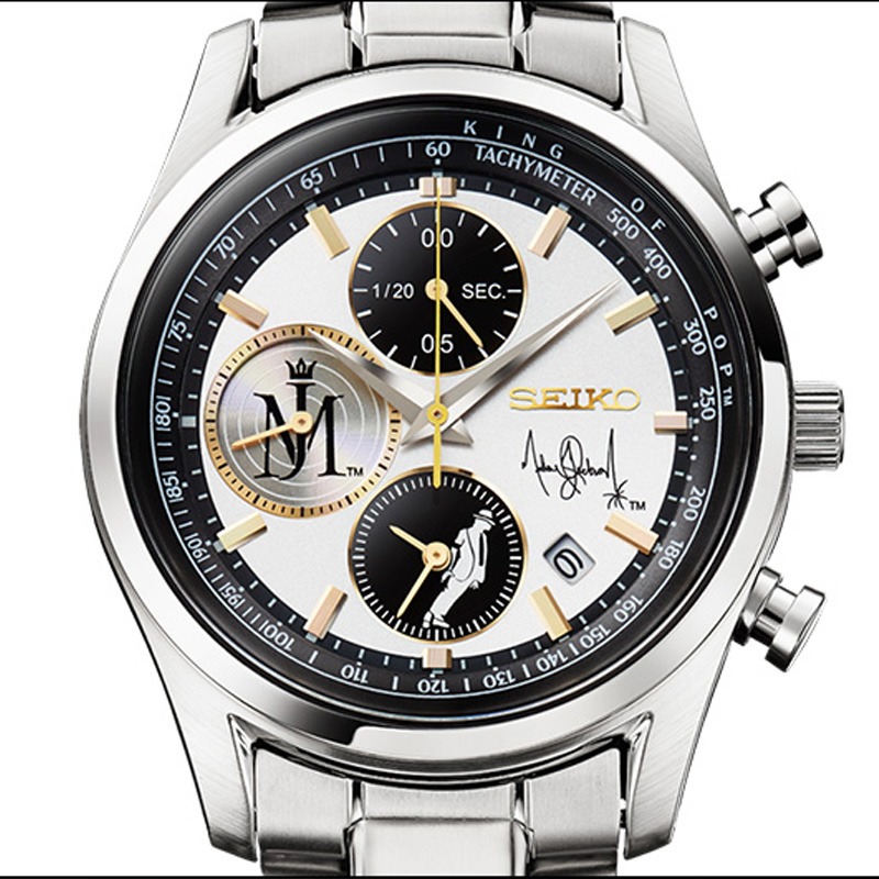 預購 流行樂之王 麥克傑克森 SEIKO 精工 共同設計 限量 石英錶-細節圖5