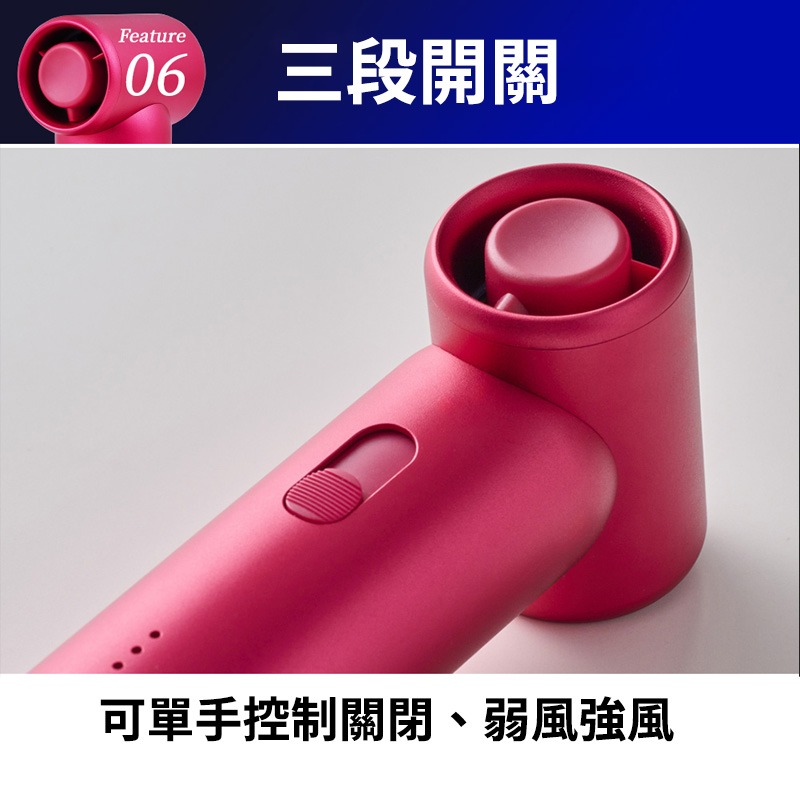 Doctor air 充電式渦輪風扇 輕巧便攜 多色可選 強弱可調-細節圖8