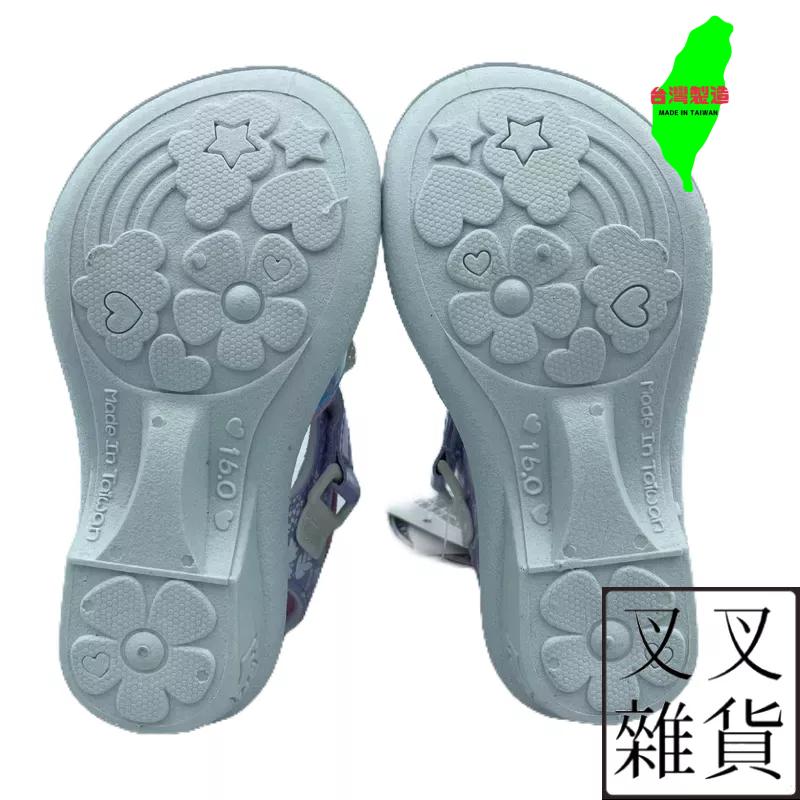 ✨《叉叉雜貨》✨🇹🇼台灣製造 凱英 迪士尼 冰雪奇緣 童鞋 Disney Frozen 兒童涼鞋 FNKT04806-細節圖6