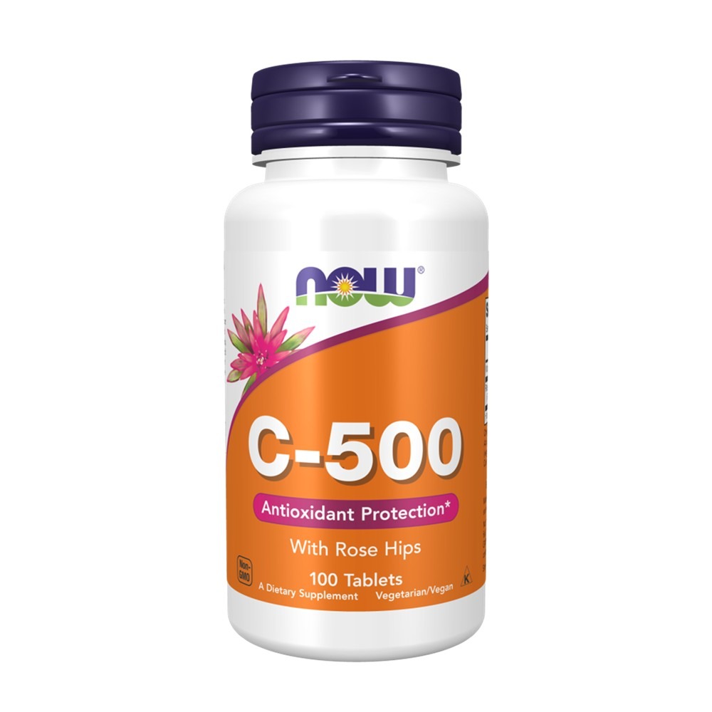 【NOW 娜奧】維生素C-500 玫瑰果錠​ 100錠 ~效期04/2028~優惠~Now Foods 0670-細節圖2