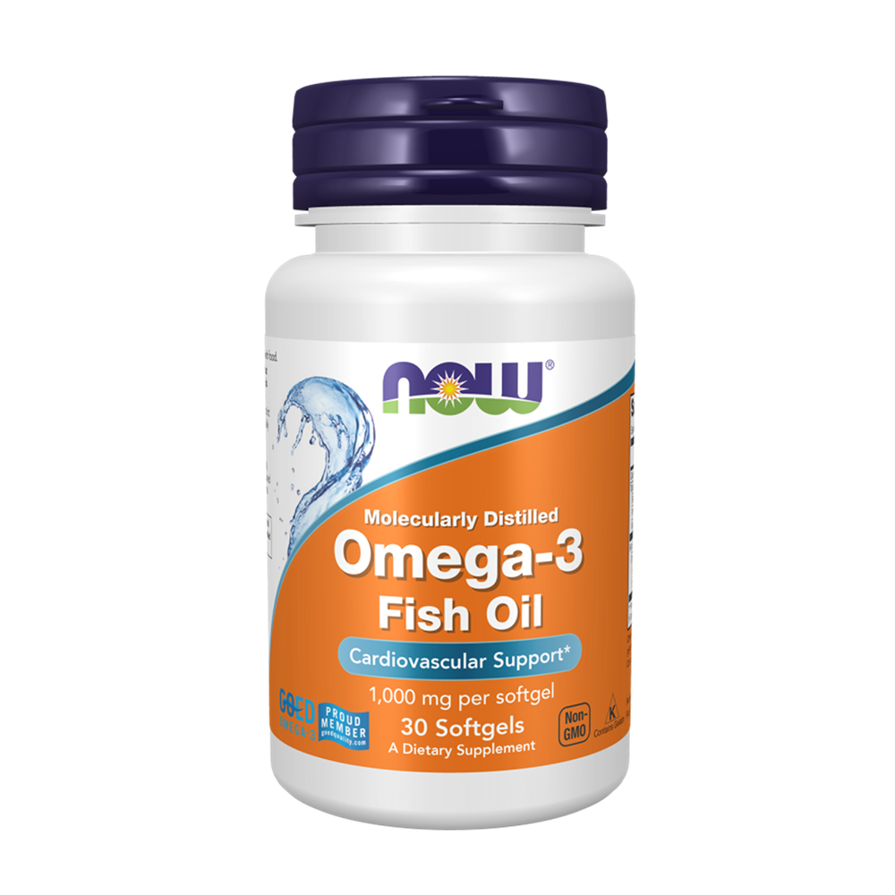 【NOW 娜奧】Omega-3魚油 1000mg 膠囊 30顆~效期12/2028~特惠~Now Foods 1649-細節圖2