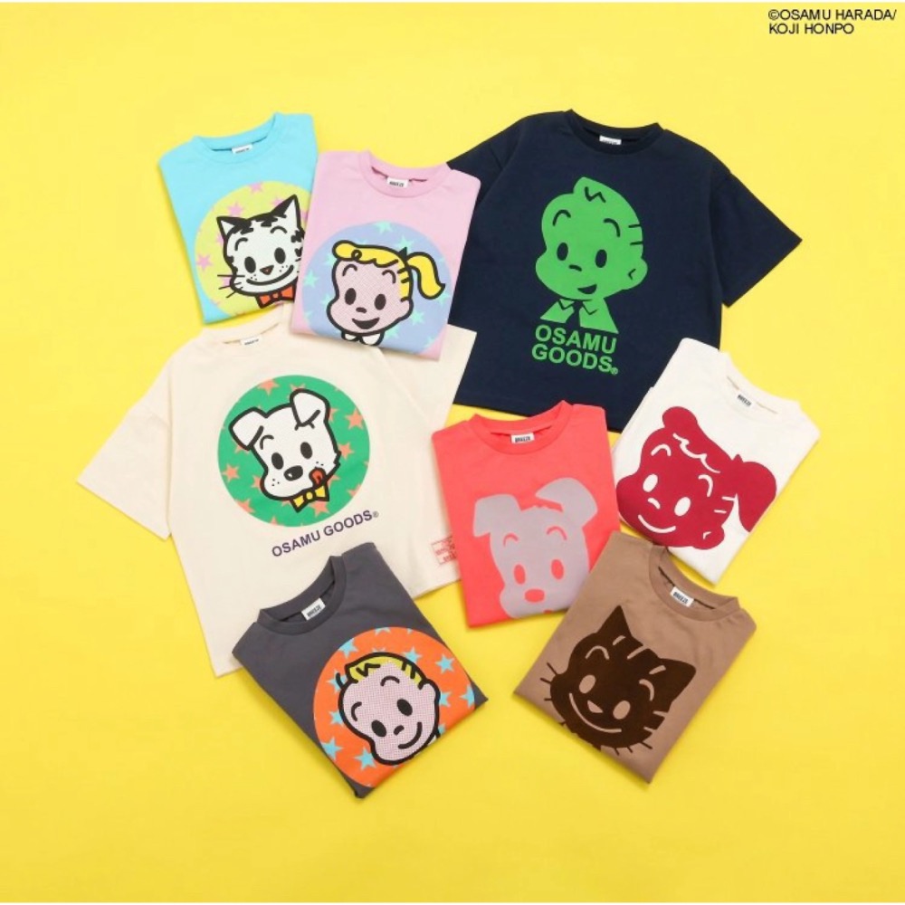 『現貨』日本限定BR EEZE × OSAMU GOODS 兒童聯名短袖T恤-細節圖2