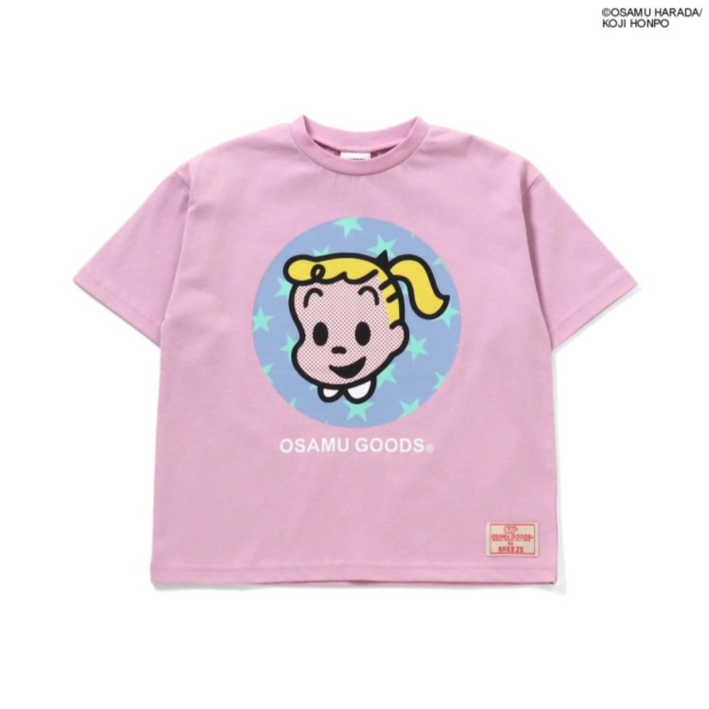 『現貨』日本限定BR EEZE × OSAMU GOODS 兒童聯名短袖T恤-細節圖4