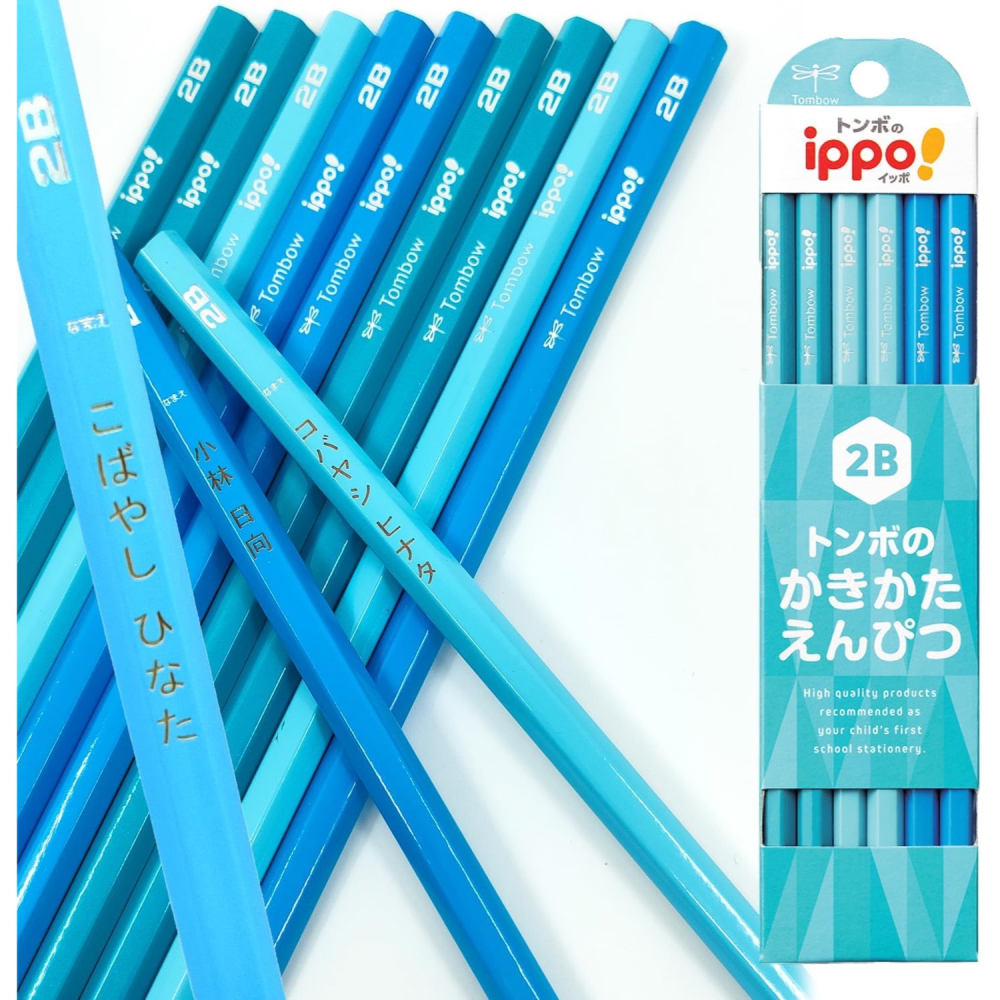 『現貨』日本 Tombow 蜻蜓牌 ippo! 低重心書寫鉛筆 — 夢幻粉彩系列 (2B / 1打12入)-細節圖6