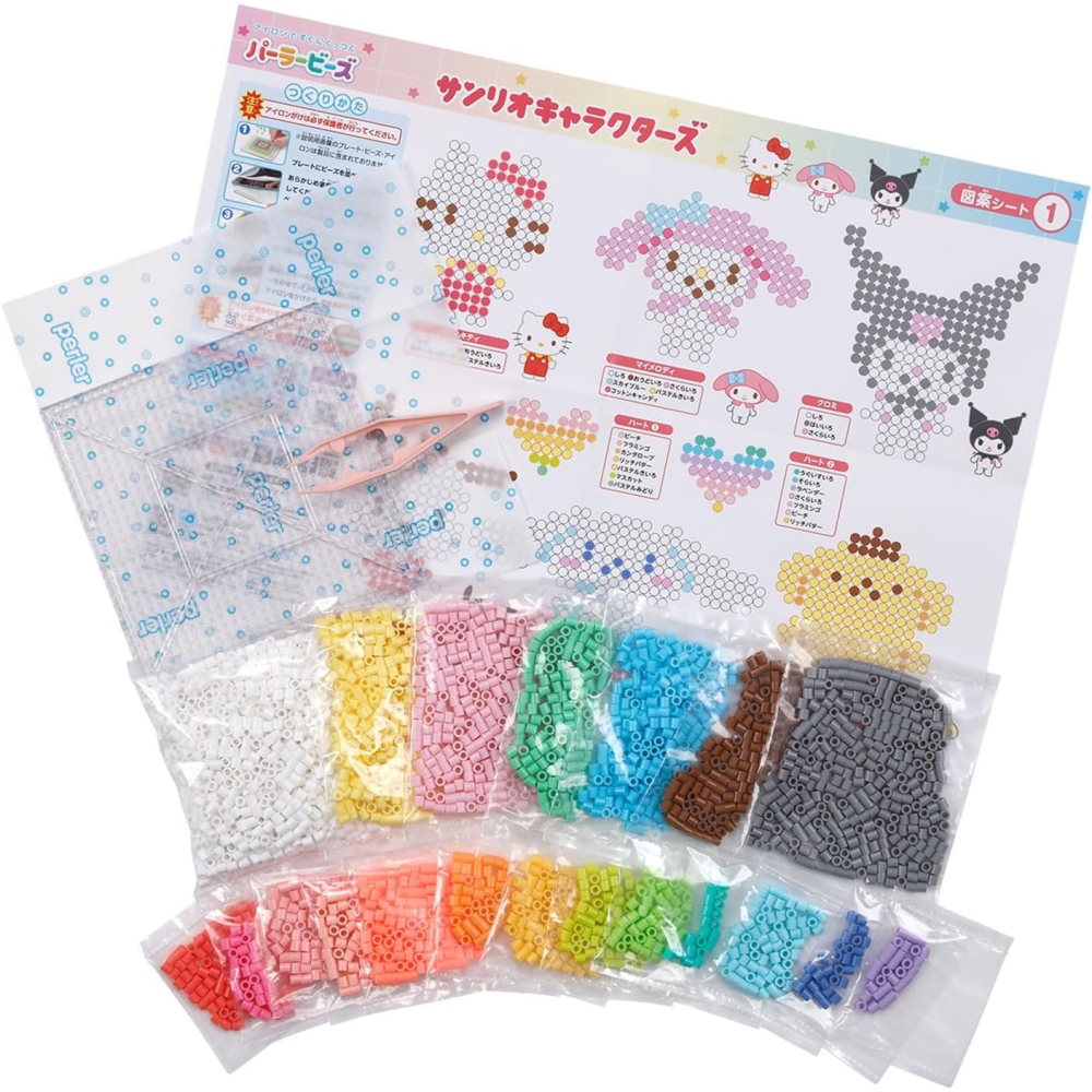 『現貨＋預購』日本大廠 EPOCH Aquabeads 20週年限定「三麗鷗全明星大集合」0等待 水黏珠豪華套組-細節圖4