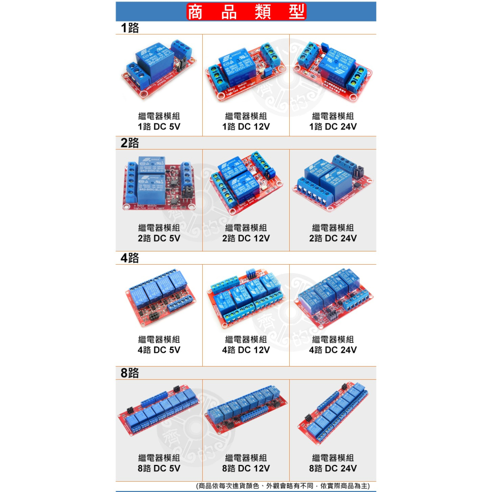 【快速出貨】 一/二/四/八路 支援高低電位 繼電器 模塊 帶光耦 5~24V Relay 樹莓派 開關 小齊的家-細節圖3