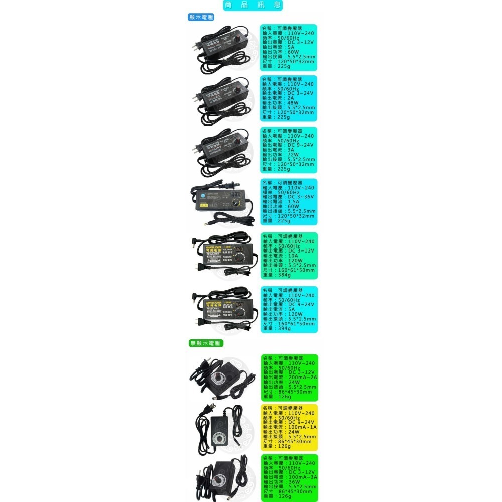 3V 4V 5V 6V 7V 8V 9V 10V 11V 12V~24V 可調 無段 無極 電壓 可調 變壓器 小齊的家-細節圖11