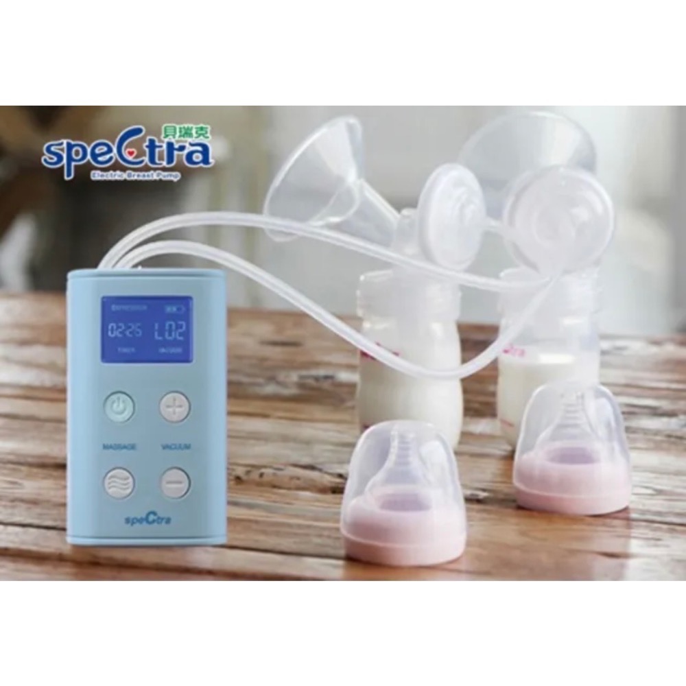 Spectra 貝瑞克9Plus 9X可攜電動雙邊吸乳器 近全新保固內 買就送價值六百母乳袋 誠可議-細節圖2