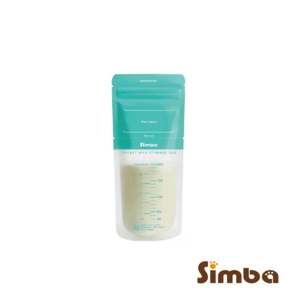 Simba 小獅王辛巴母乳儲存袋 200ml(60入) 另售貝瑞克吸乳器-細節圖3