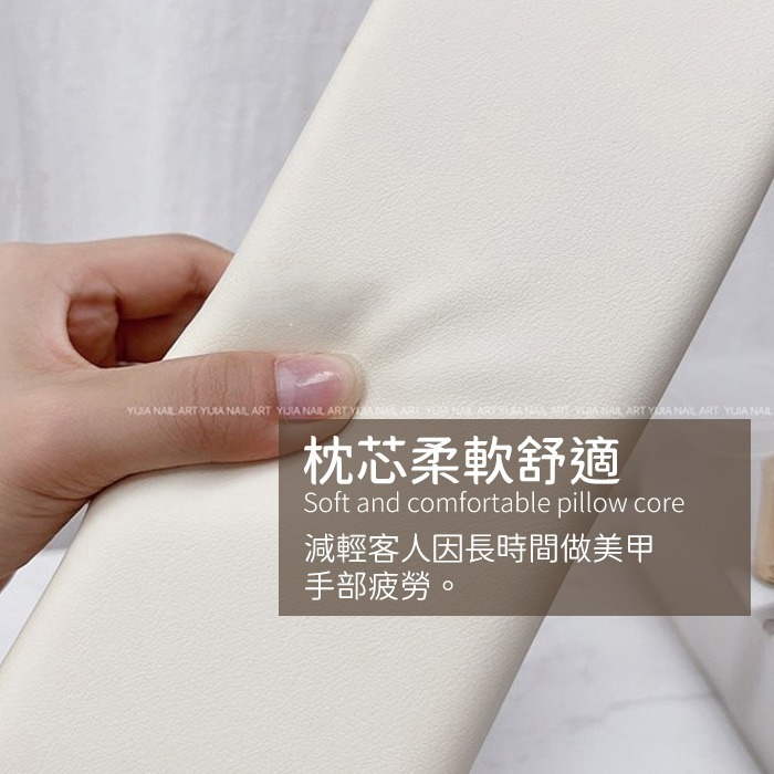 極簡奶油風美甲手枕 美甲桌墊 美甲手枕美甲手墊手枕桌墊套裝美甲枕墊美甲工具 NailsMall-細節圖3