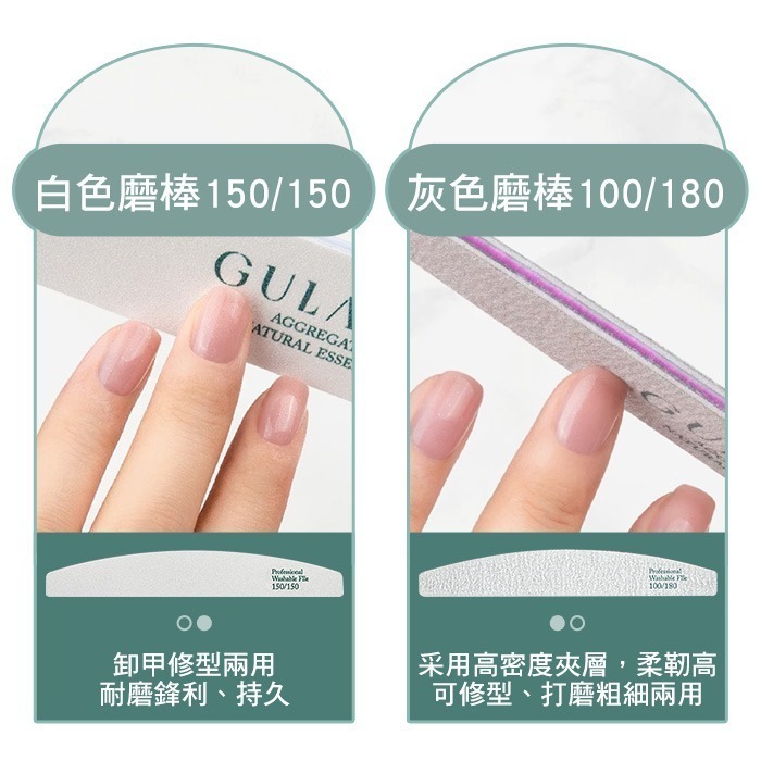 古萊麗 磨棒 真甲修型棒 海綿拋 拋光棉 格蘿莉 GULAURI台灣公司貨NailsMall-細節圖5