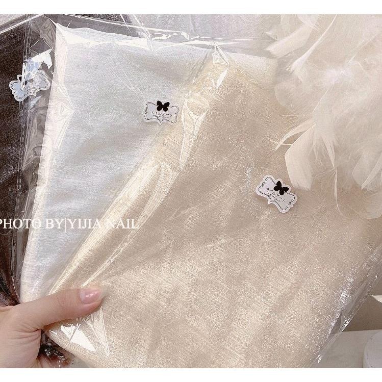 美甲拍照道具 極光流金皺紗 拍照皺紗 拍攝背景布美甲工具 NailsMall-細節圖2