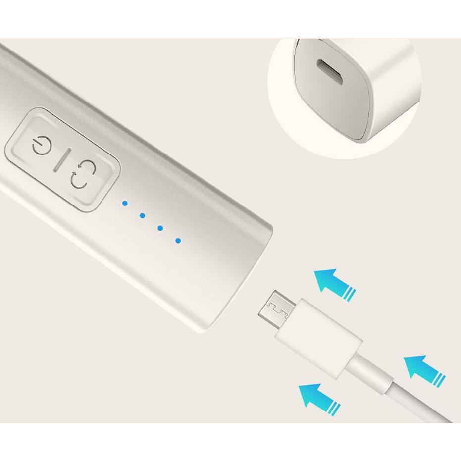 美甲打磨機 電動磨甲器 便攜式 USB充電式 美甲機 卸甲器M1 修磨指甲面拋光機美甲工具NailsMall-細節圖6