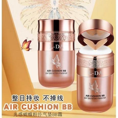 蝴蝶氣墊BB霜 光感蝴蝶粉撲氣墊 隔離素顏遮瑕不脫妝cc棒保濕粉底液防水控油 修飾妝容 遮蓋瑕疵NailsMall-細節圖8