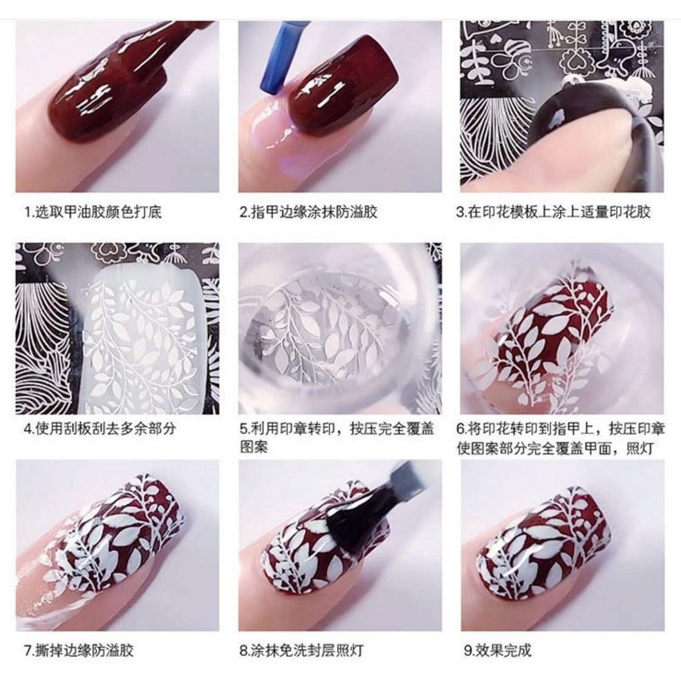 鋼板轉印膠 印花膠鋼板專用彩繪膠彩色凝膠光撩指甲油甲油膠美甲材料 NailsMall-細節圖5
