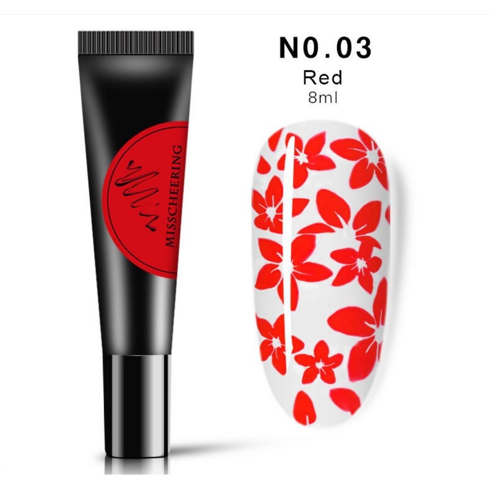 鋼板轉印膠 印花膠鋼板專用彩繪膠彩色凝膠光撩指甲油甲油膠美甲材料 NailsMall-規格圖5