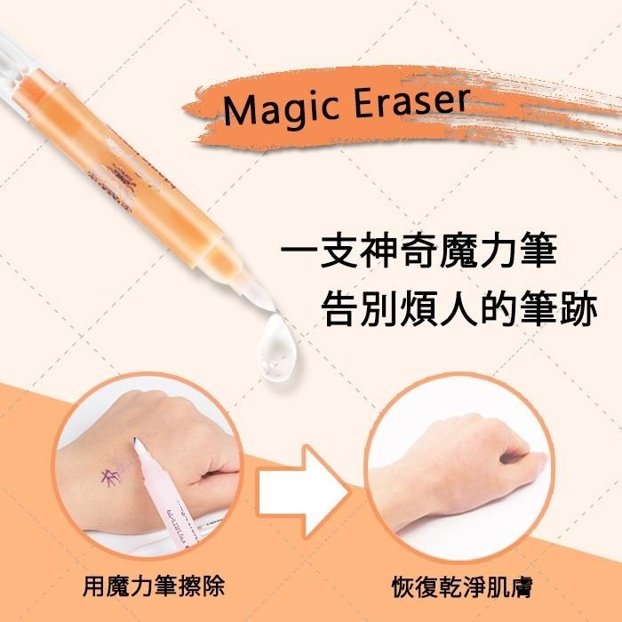 半永久紋繡魔力筆 消除馬克筆克星 去除馬克筆跡魔力擦 紋繡定型定位筆消除 Nails Mall-細節圖3