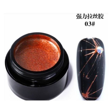 碎鑽拉絲膠 蹦迪拉絲膠 金屬銅絲膠 彩繪鏡面拉線膠 光撩膠 拉線膠 凝膠甲油膠美甲材料NailsMall-規格圖9