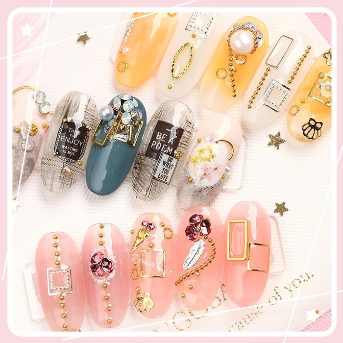 ins風偏光細閃幻彩碎石 精靈珠 水晶鑽 裸鑽 鉚釘幻彩混裝罐裝美甲鑽飾ED43NailsMall-細節圖2