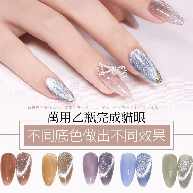 萬能晶石貓眼 百變寬線隕石貓眼 貓眼膠 甲油膠指甲油膠貓眼膠彩色凝膠甲油膠美甲材料NailsMall-細節圖2