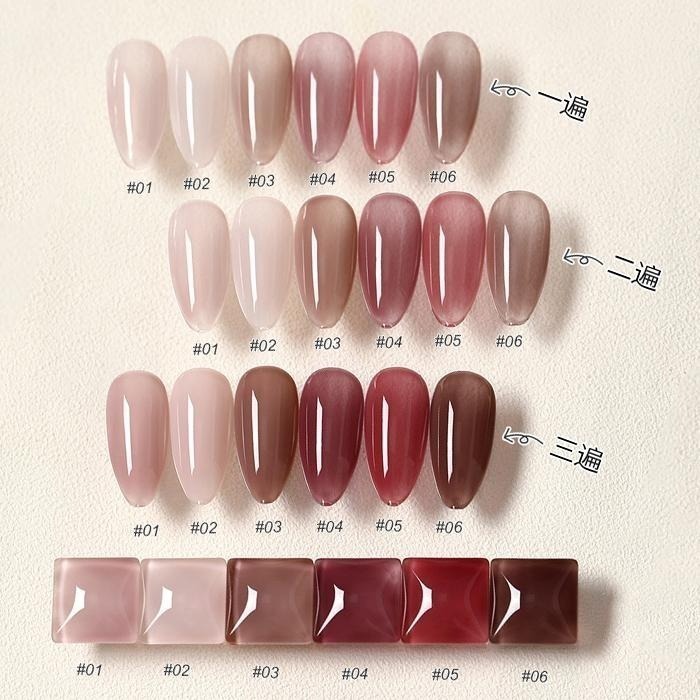 台灣品牌BF精選系列甲油膠 冰豆沙 指甲油膠 凝膠 美甲光撩膠ByFunMe甲油膠BDS美甲材料NailsMall-細節圖3