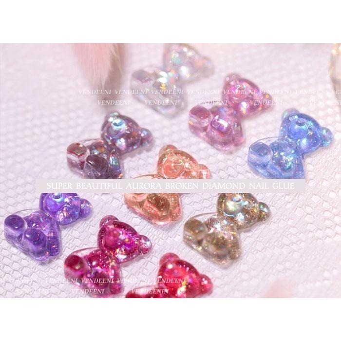 精靈 極光琥珀碎鑽膠 爆閃膠 韓國大亮片美甲凝膠 甲油膠 美甲膠 鑽石美甲膠 美甲光撩膠 美甲材料NailsMall-細節圖6