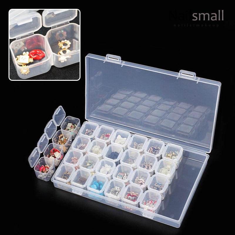 28格透明鑽盒
