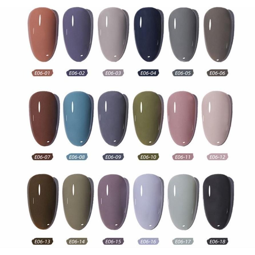 BF檢定色 延禧 莫蘭迪甲油膠 光撩膠美甲凝膠指甲油彩繪膠美甲凝膠指甲油膠E6美甲工具美甲材料NailsMall-細節圖3