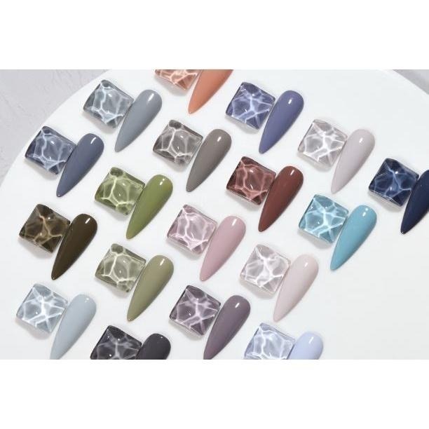 BF檢定色 延禧 莫蘭迪甲油膠 光撩膠美甲凝膠指甲油彩繪膠美甲凝膠指甲油膠E6美甲工具美甲材料NailsMall-細節圖4