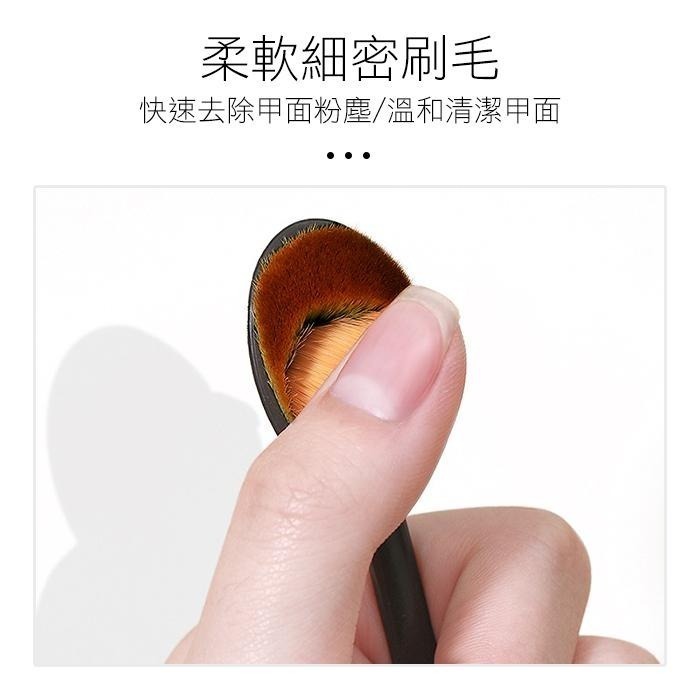 美甲灰塵刷 牙刷型粉底刷 化妝刷 粉底刷 刷子 美甲用品 NailsMall-細節圖2