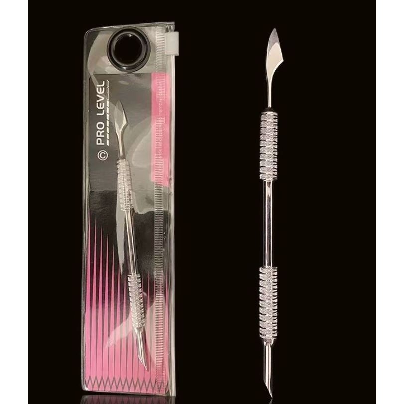 美甲小鋼推 不鏽鋼雙頭死皮推 高級鋼推 易剪鋼推 美甲雙頭推棒死皮鋼推卸甲刀卸甲推 NailsMall-規格圖6