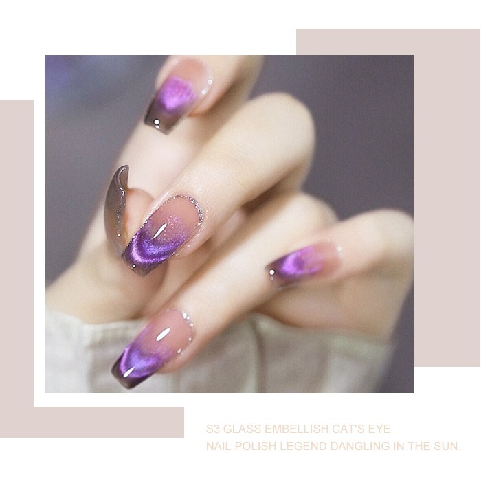 BF美甲 多巴胺雙光貓眼膠 水潤貓眼膠 晶石貓眼膠 光撩甲油膠可卸式光撩膠 M1 美甲材料NailsMall-細節圖3