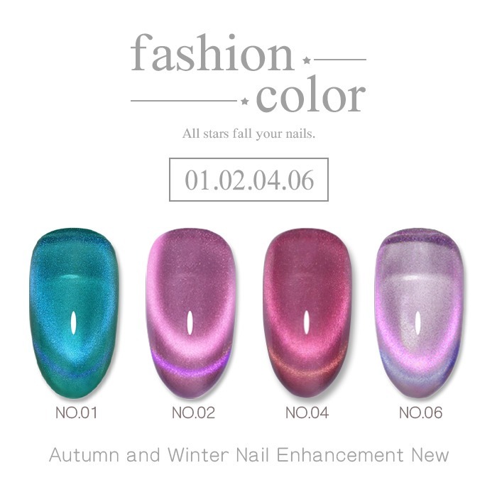 BF美甲 多巴胺雙光貓眼膠 水潤貓眼膠 晶石貓眼膠 光撩甲油膠可卸式光撩膠 M1 美甲材料NailsMall-細節圖6