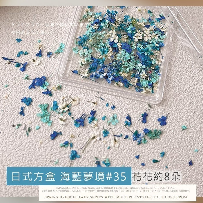日本同款 油畫花瓣 乾燥花 ins風小花朵 小鬱金香花瓣 美甲飾品NailsMall-規格圖8