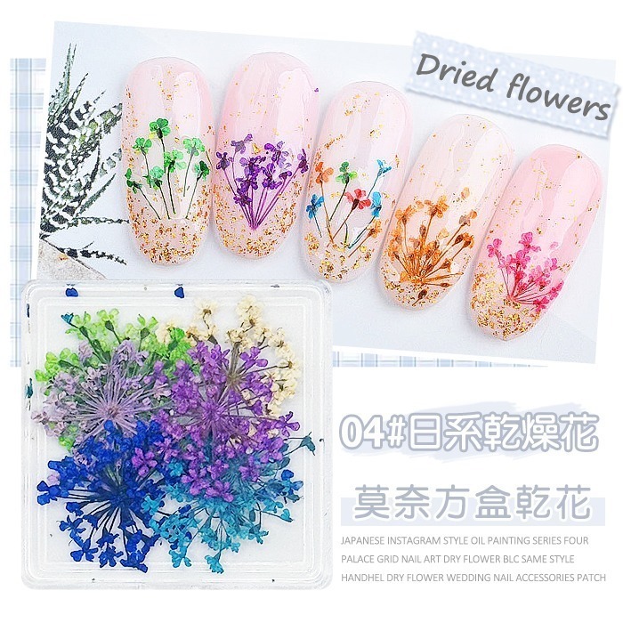 日本同款 油畫花瓣 乾燥花 ins風小花朵 小鬱金香花瓣 美甲飾品NailsMall-規格圖8