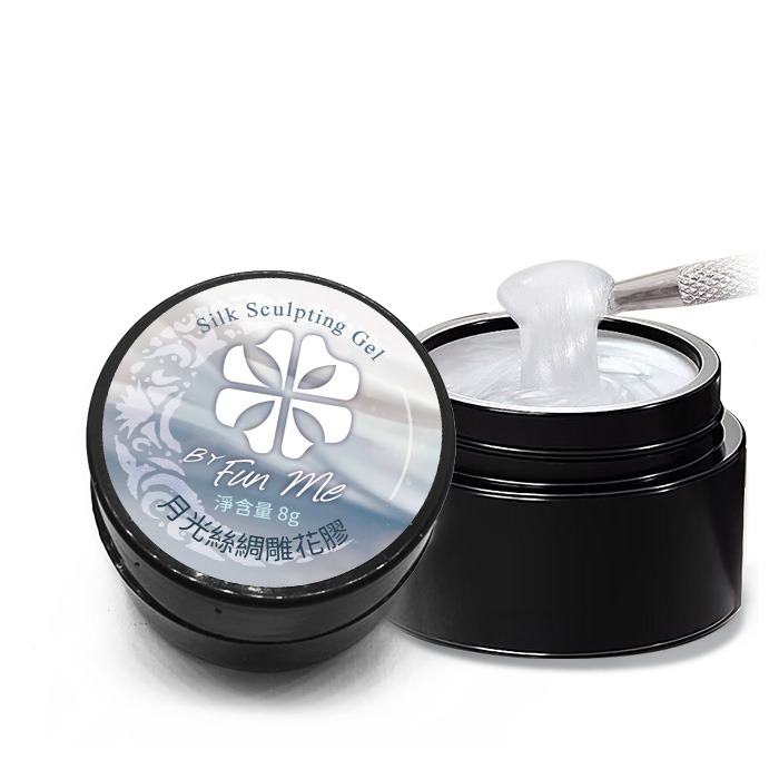 美甲 月光絲綢膠 5D雕花膠 緞光雕花膠立體膠浮雕膠毛衣膠軟糖膠立體造型膠美甲材料NailsMall-細節圖2