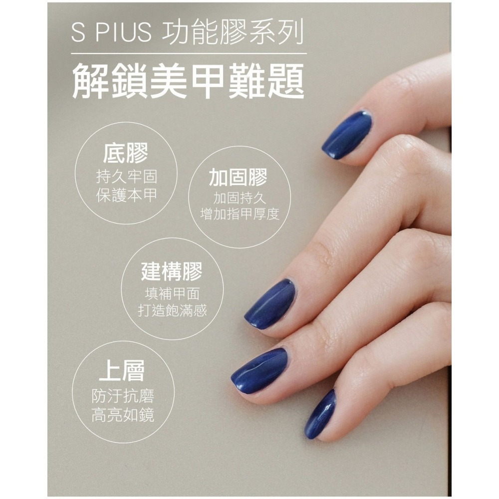 Splus (S+) 美甲 加固膠 可延甲 建構 包鑽 黏鑽功能膠 美甲凝膠美甲材料NailsMall-細節圖8