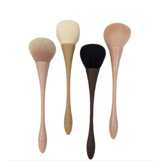 美甲 簡約風刷子 小蠻腰散粉刷 日式原木色粉刷 粉塵刷腮紅刷化妝刷清潔刷韓版粉塵刷美容刷美甲工具 NailsMall-細節圖2