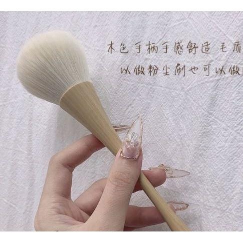 美甲 簡約風刷子 小蠻腰散粉刷 日式原木色粉刷 粉塵刷腮紅刷化妝刷清潔刷韓版粉塵刷美容刷美甲工具 NailsMall-細節圖5